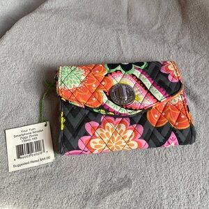 🩷🧡VERA BRADLEY🩷🧡Your Turn Smartphone Wristlet in Ziggy Zinnia/NWT